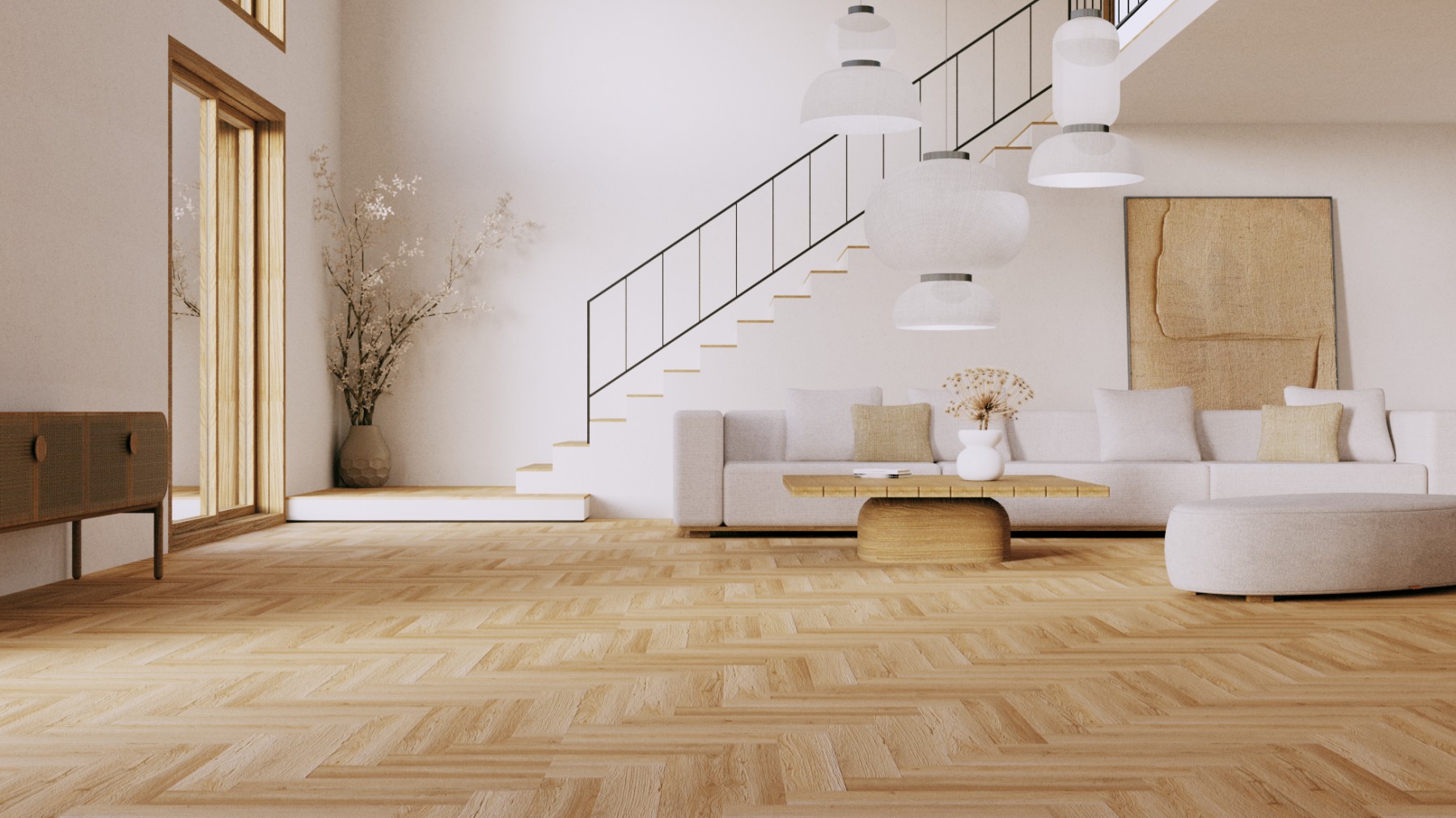 Vinyl Podlaha SPC VinCore Herringbone+ 6/0,55mm LILLE 12,5x62,5cm (1,25m2)